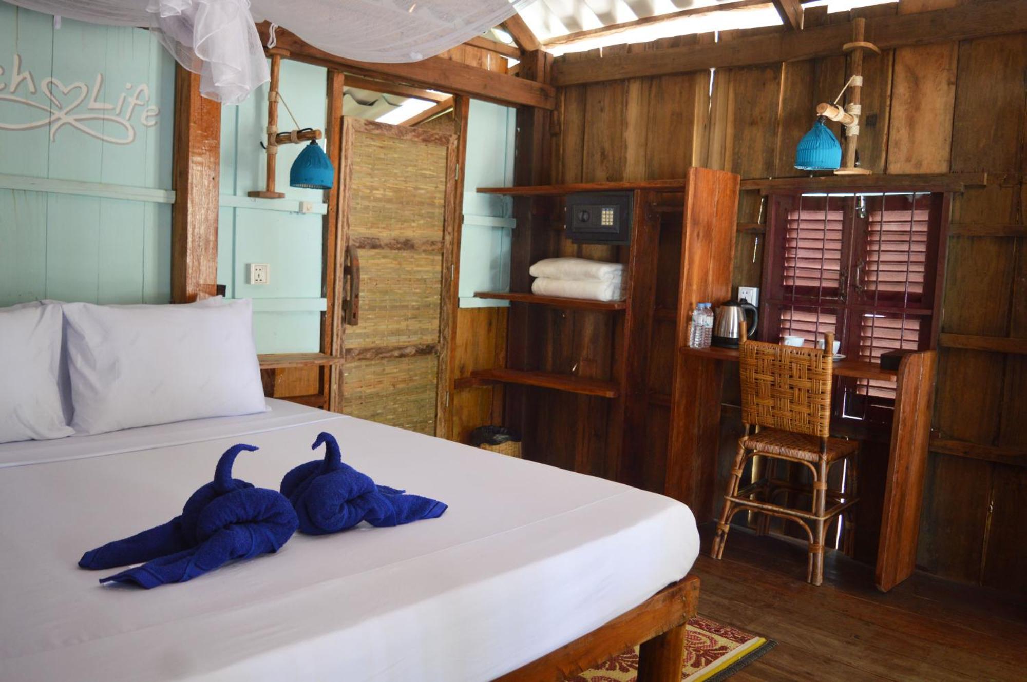 Palm Beach Bungalow Resort Prek Svay Village Exterior foto